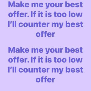 Lavender Graphic Text Print Top